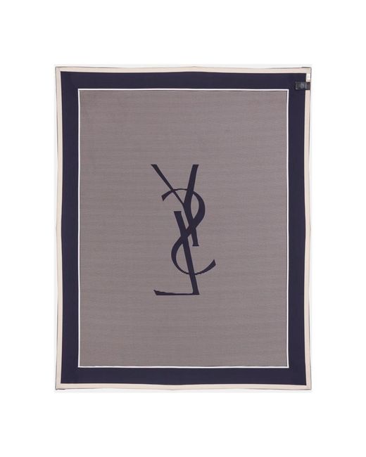 Saint Laurent Gray Cassandre Stole