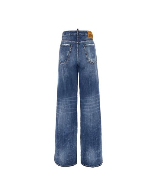 Wide Jeans DSquared² de color Blue