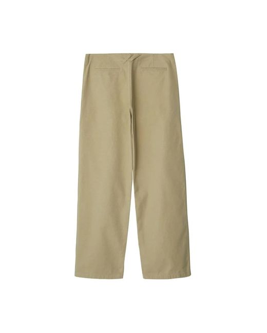 Burberry Natural Straight Trousers for men