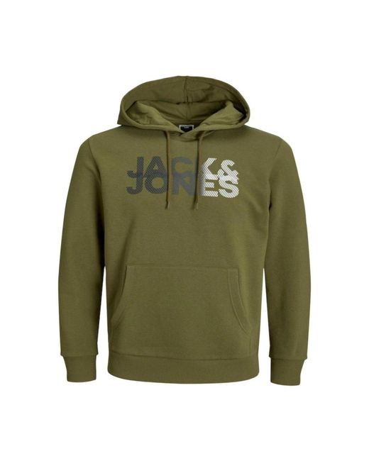 Jack & Jones Green Hoodies for men