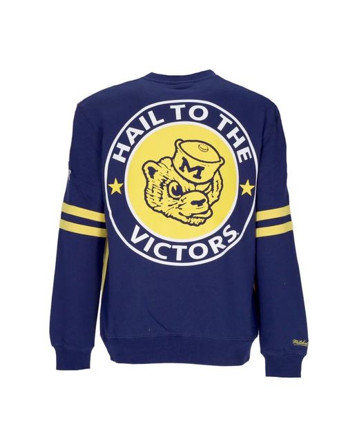 Mitchell & Ness Blue Sweatshirts for men