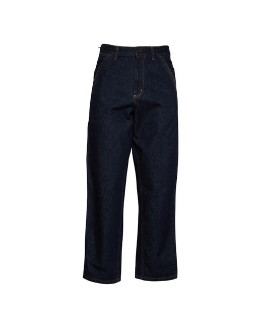 Carhartt Blue Wide Trousers for men