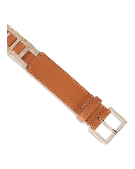 Alberta Ferretti Orange Belts