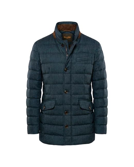Moorer Blue Down Jackets for men