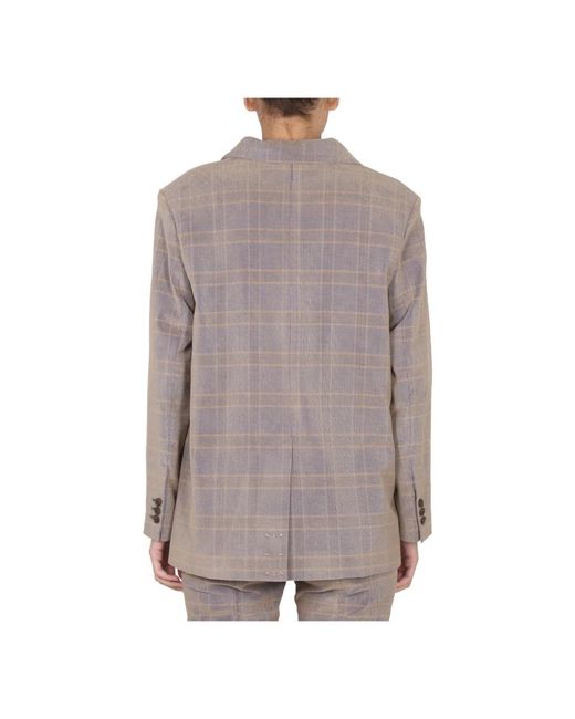 McQueen Oversized Blazer in het Brown