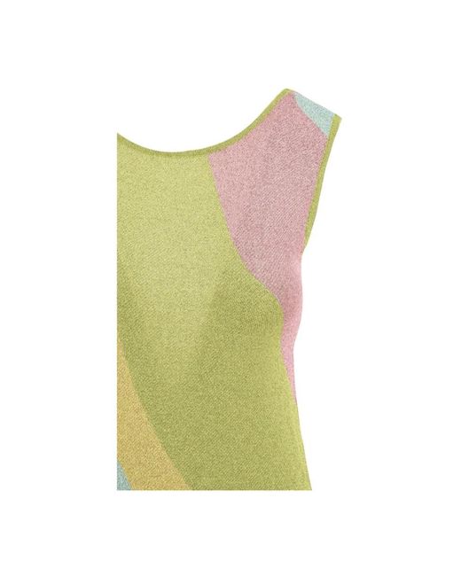 Akep Yellow Knitted Dresses