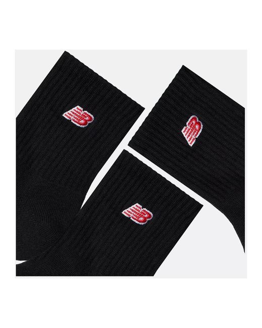 Socks New Balance de hombre de color Black