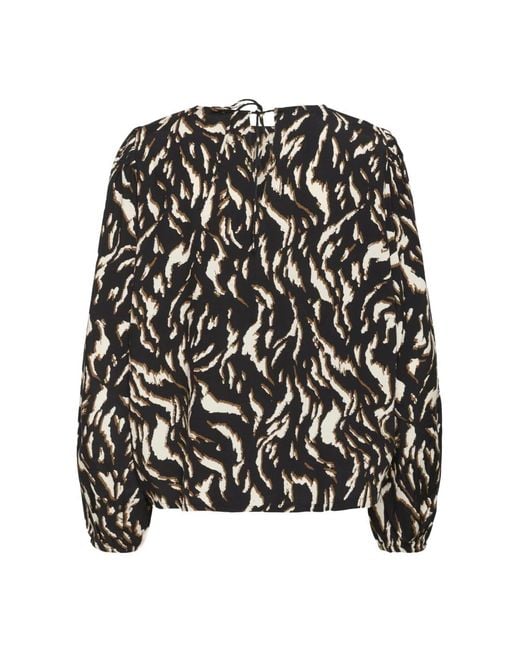 Blouses Kaffe en coloris Black