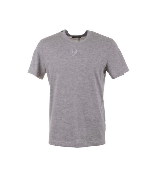 Dolce & Gabbana Gray T-Shirts for men