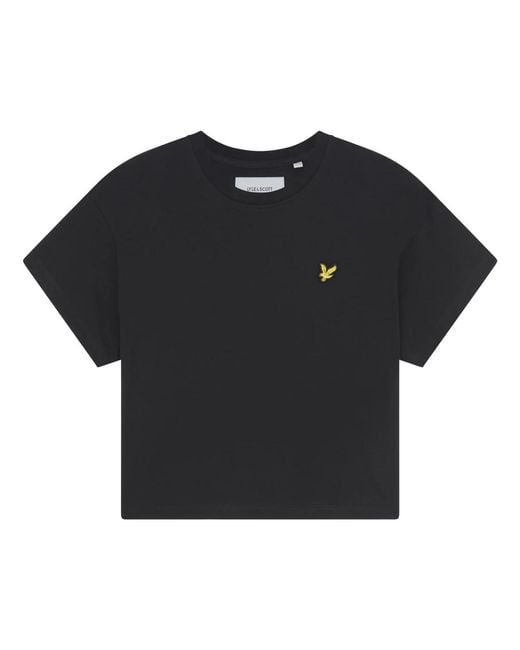 Lyle & Scott Red Cropped t-shirt