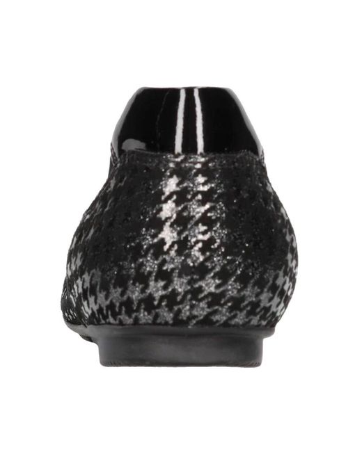 Hogan Black Flache Schuhe Schwarz