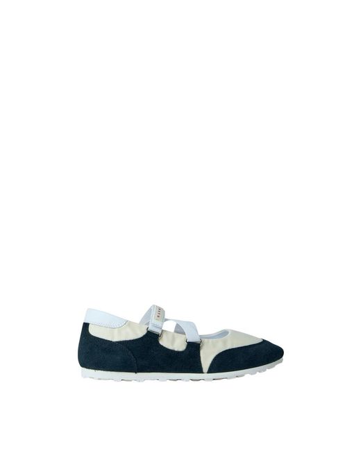 Marni Blue Ballerina Shoes