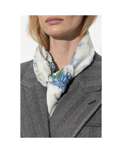 Scarves Ferragamo de color Blue