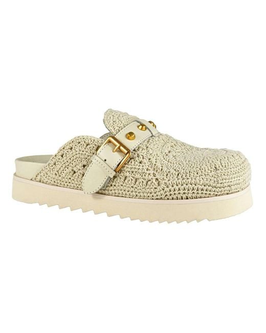 Ash Metallic Clogs