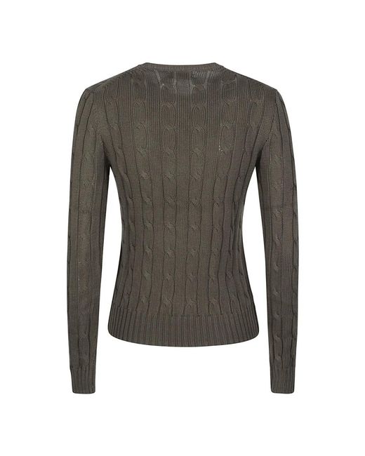 Polo Ralph Lauren Gray Round-Neck Knitwear