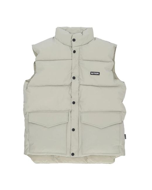 Iuter Gray Waistcoats for men