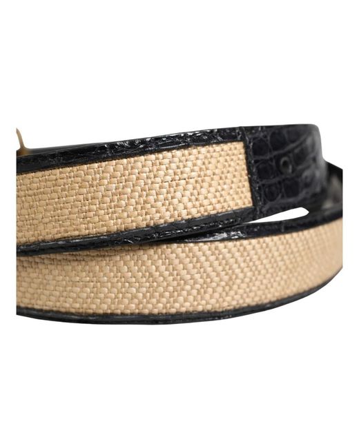 Dolce & Gabbana Black Belts for men