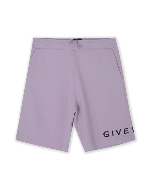 Givenchy Purple Casual Shorts for men