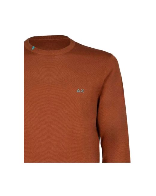 Knitwear > round-neck knitwear Sun 68 pour homme en coloris Brown