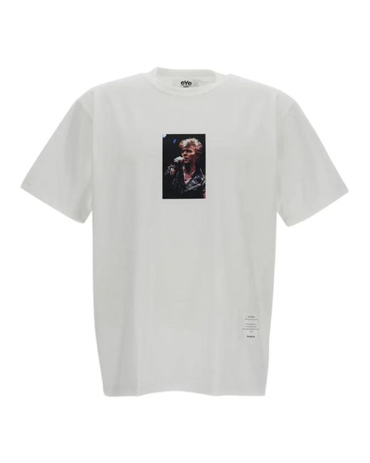 Junya Watanabe Tops ,Wit ,Katoen E Ye T-Shirt in het Gray voor heren