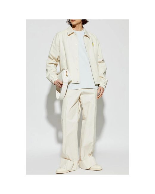 Bally Jacke Mit Logo-Patch in White für Herren