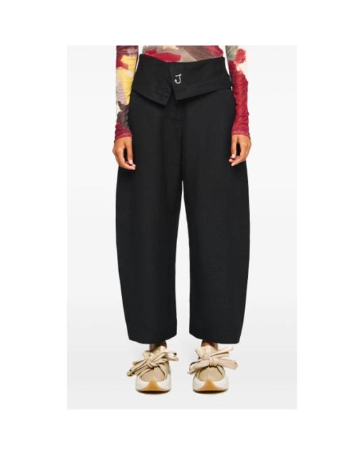 J.W. Anderson Black Schwarze umklapphose