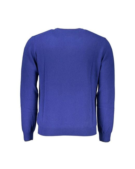 Harmont & Blaine Blue Round-Neck Knitwear for men