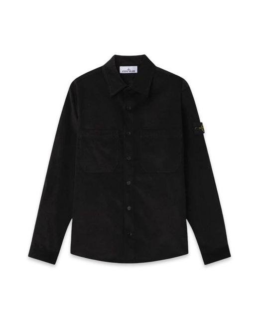 Stone Island Black Casual Shirts for men