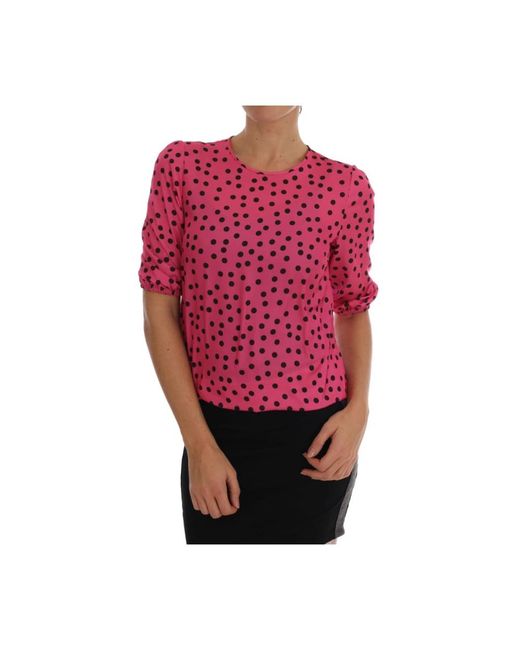 Dolce & Gabbana Red Blouses