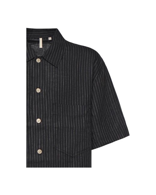 sunflower Black Short Sleeve Shirts for men