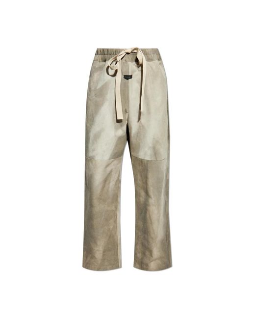 Fear Of God Natural Wide Trousers for men