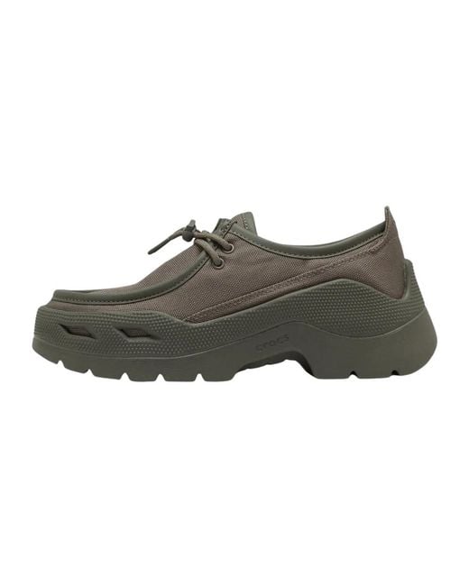 CROCSTM Brown Laced Shoes
