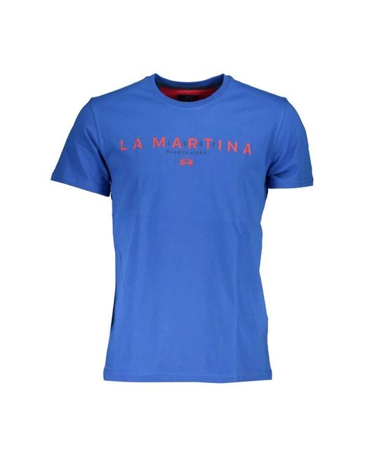 T-camicie di La Martina in Blue da Uomo