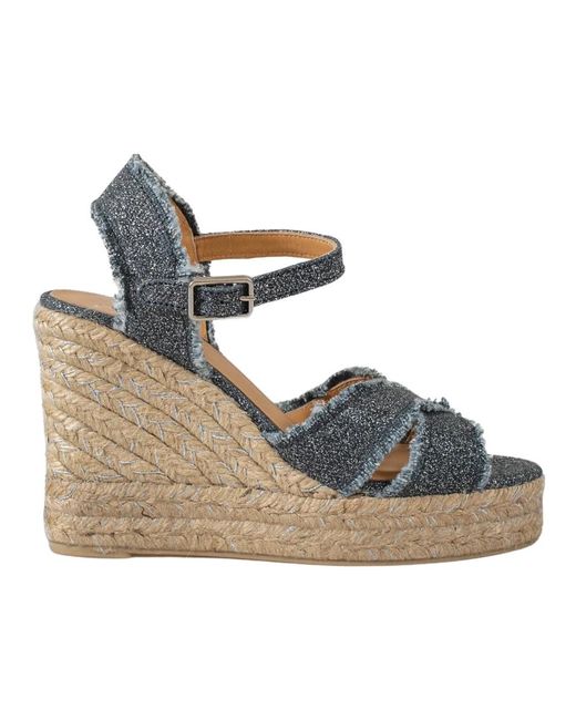 Wedges di Castaner in Blue