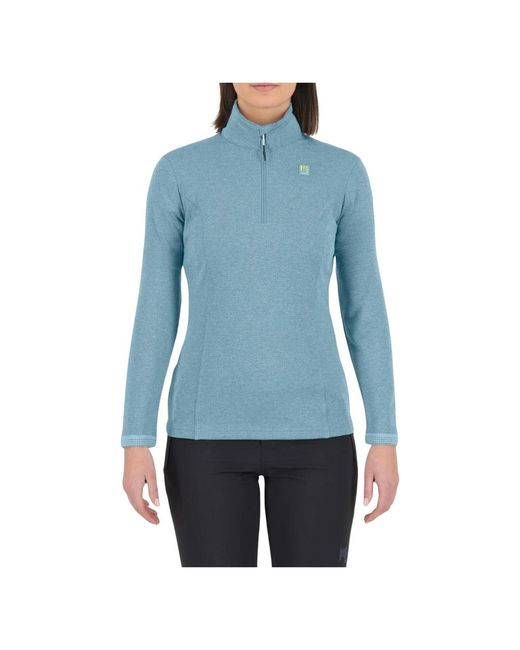 Karpos Truien & Vesten ,Blauw ,Half Zip Pizzocco Jas in het Blue