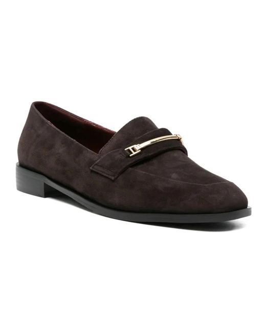 Linda Baumann Black Loafers