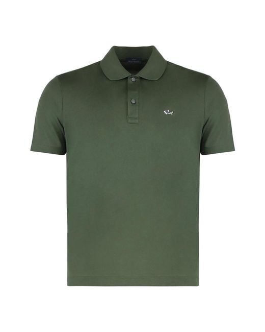 Paul & Shark Green Polo Shirts for men