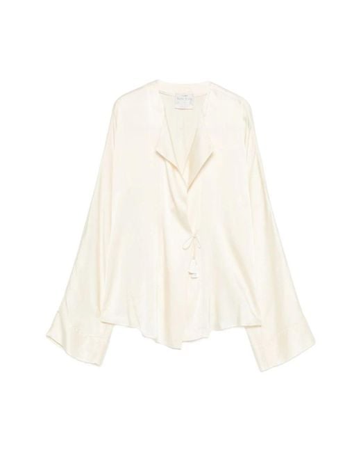 Forte_forte White Blouses