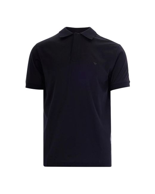 Emporio Armani Blue Polo Shirts for men