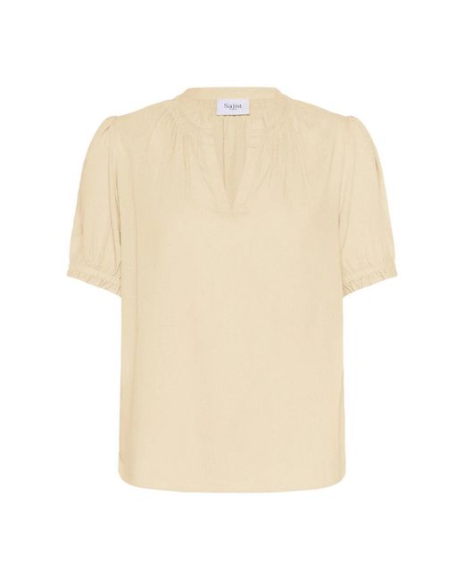Saint Tropez Natural Blouses