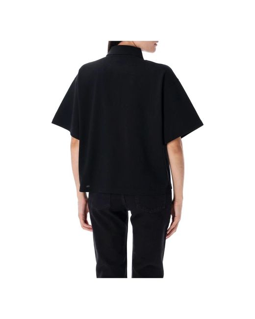 Saint Laurent Black Polo Shirts