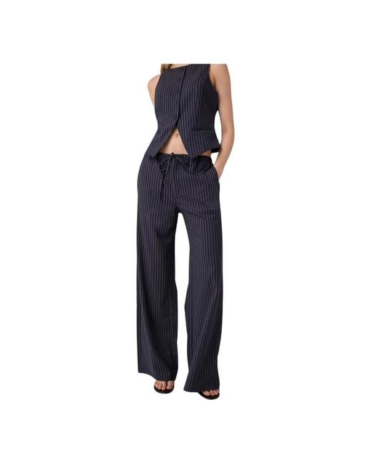 Guess Blue Wide Trousers