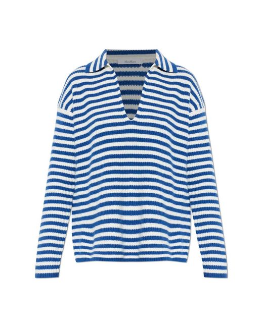 Max Mara Gomma Polo in het Blue