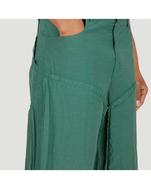 Trousers > wide trousers Eckhaus Latta pour homme en coloris Green