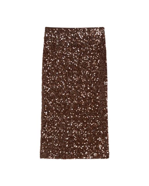 Pennyblack Brown Midi Skirts