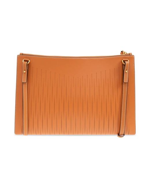 MCM Orange Shoulder Bags
