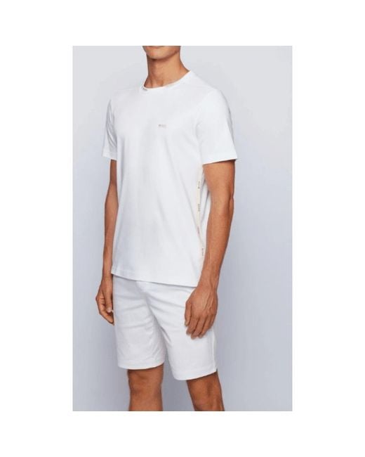 Boss Tee in het White voor heren
