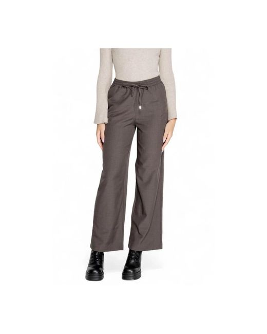 Wide Trousers ONLY de color Gray