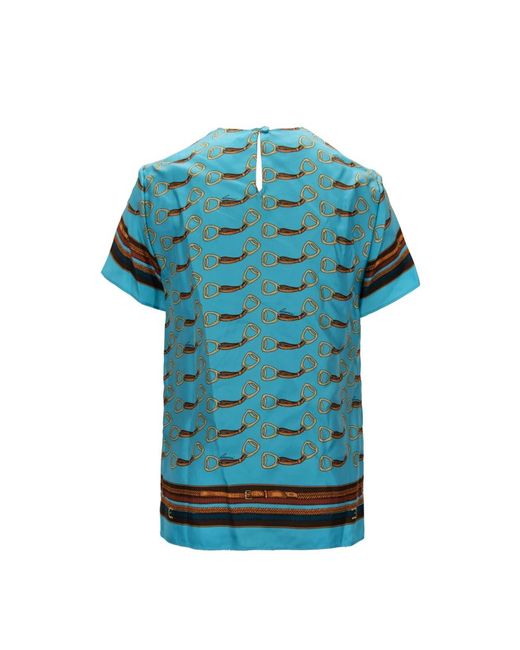 Gucci Blue Blouses