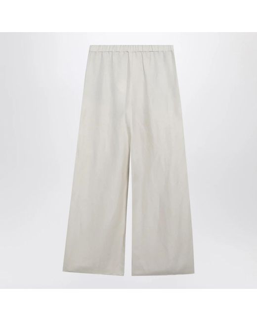 Max Mara Gray Wide Trousers
